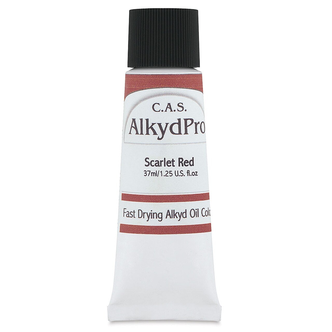 CAS AlkydPro Fast-Drying Alkyd Oil Color - Scarlet Red, 37 ml tube